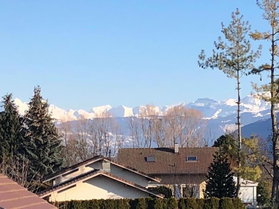 Appartement Belle Vue Sur Les Montagnes Saint-Pierre-en-Faucigny Exterior foto